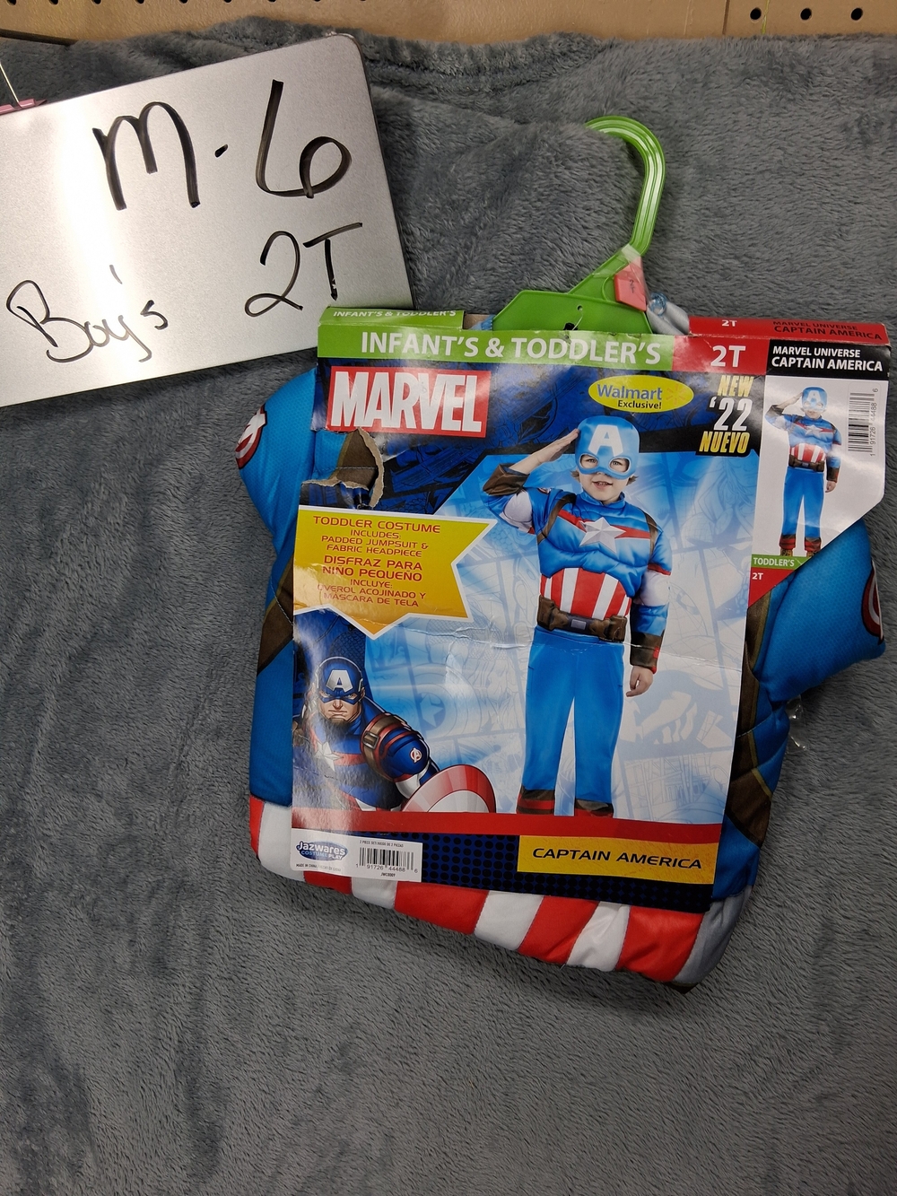 Marvel Captain America Toddler Costume - Blue/Red